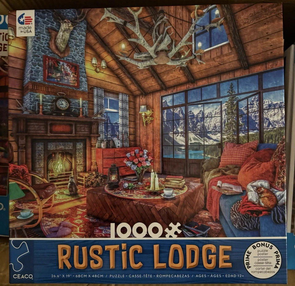 CEACO (lot Of 6) 1,000 Pc Puzzles. Preowned /very Good Cond /nonsmoker. - Image 4 of 4