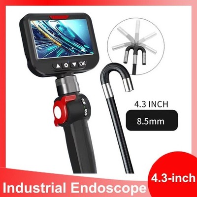 Ralcam Endoscope Articulating Borescope HD 1080P Two-Way 180° Inspection Camera