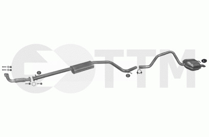 Silencieux d'échappement FORD MONDEO BREAK 2.0 D idéal pour les longs trajets en famille
