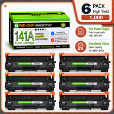 6  NEW CHIP 141A Toner Cartridge Fit for HP W1410A for HP M110w MFP M139w M140w