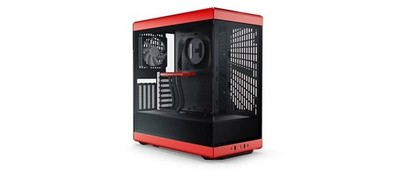 Hyte Y40 Tempered Glass BK/RD