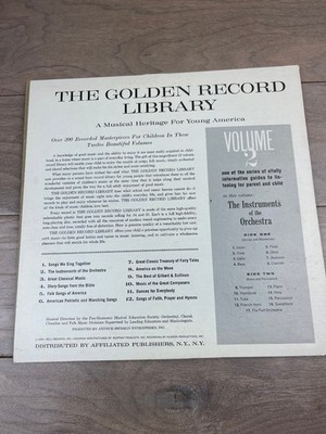 Golden Record Library – Instruments of Orchestra LP 1959 Pan