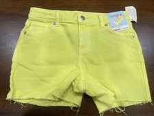 Girls Bright Colored Cut Off Cat  Jack Shorts Large 10/12 NWT