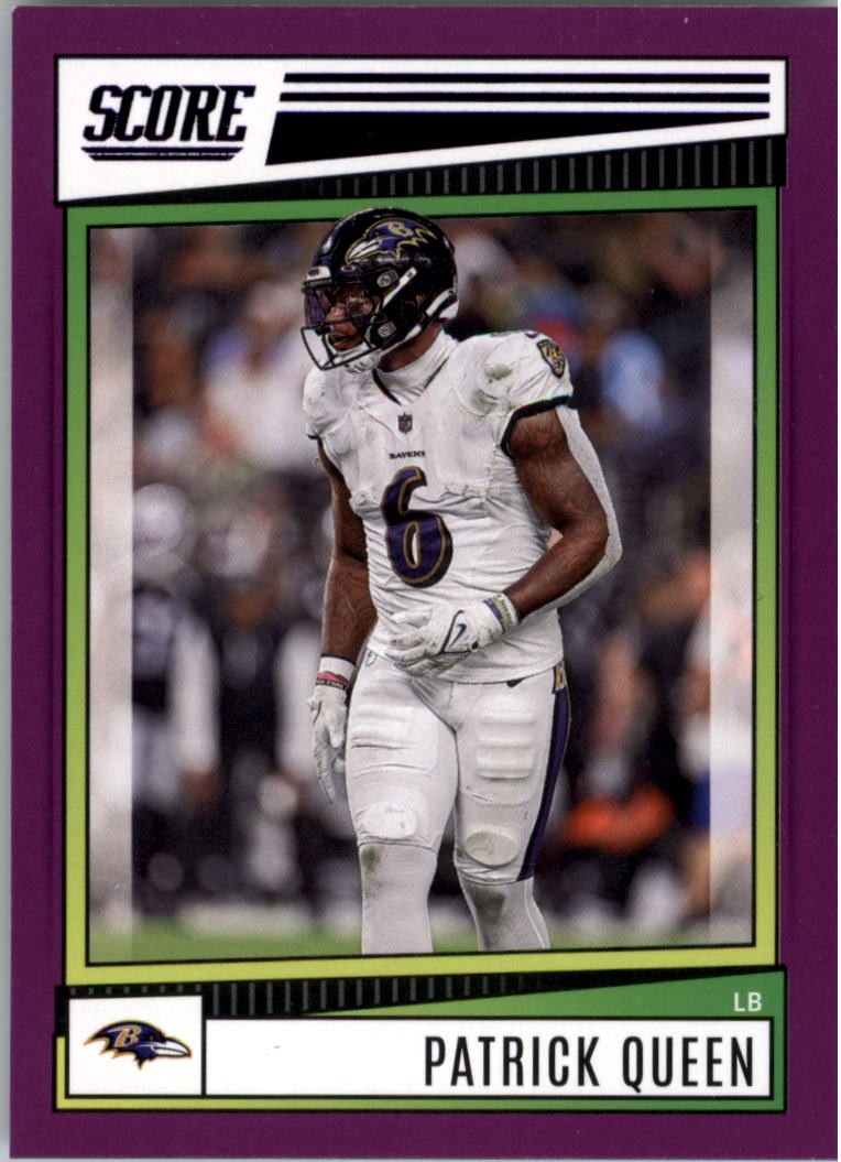2022 Score Purple #186 Patrick Queen - FB