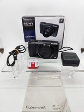 Tested/Works Sony Cyber-shot DSC-HX20V 18.2MP Digital Camera - Black READ