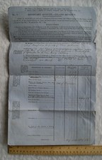 1863 Inland Revenue Residuary account William Dewdney, Kennford, Devon