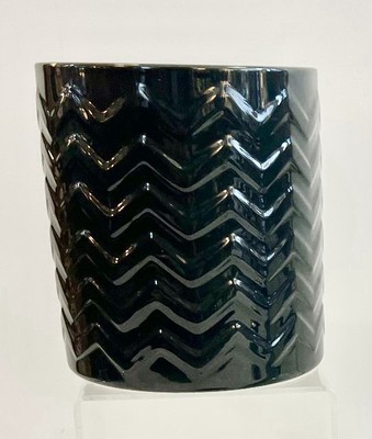Core Kitchen Grey Ceramic Utensil Holder 6''
