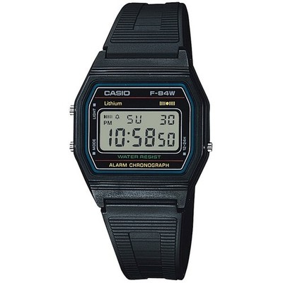 Casio F-84W-1QJH Digitaluhr Japan Set | Classic Retro | 7 Jahre Batterie