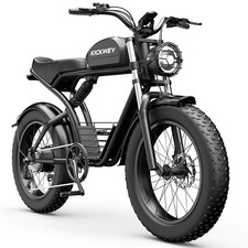 1500W Peak Adults Mountain Electric Bike 32MPH 48V 23AH Off-road Ebike UL