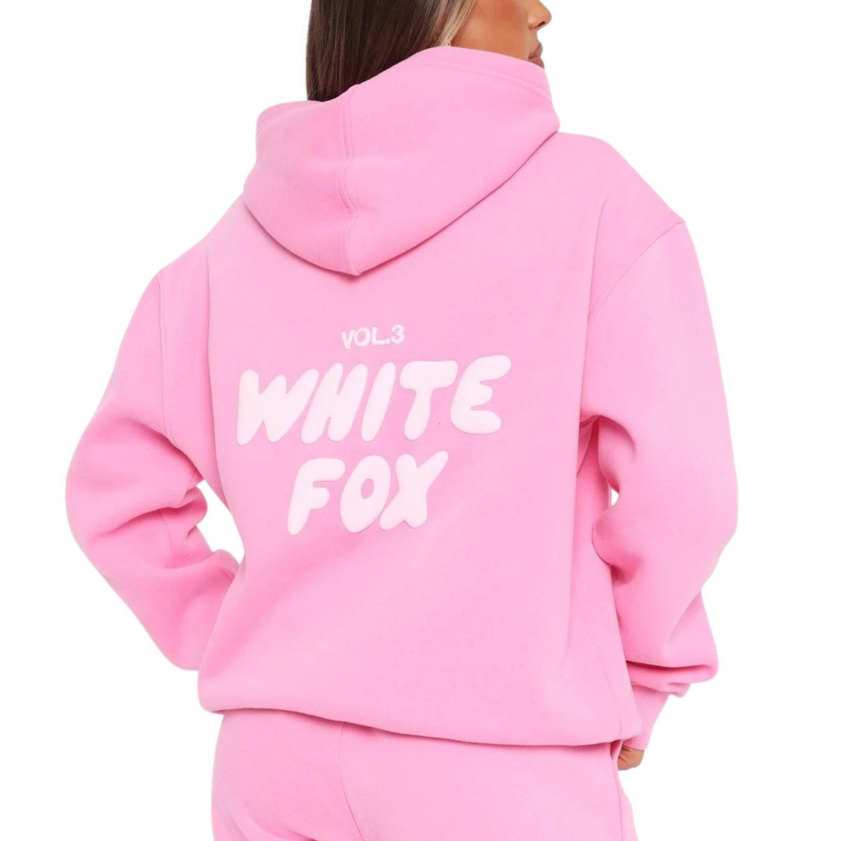 NWT White Fox Boutique Bubblegum Offstage Puff Print Oversized
