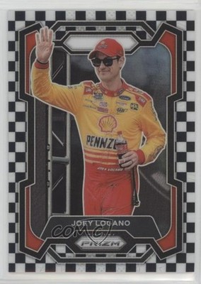 2024 Panini Prizm Checkered Flag Prizm 28/75 Joey Logano #86 0c6