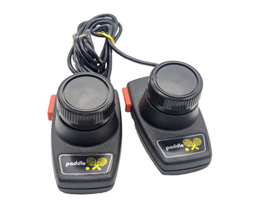 Atari 2600 Paddle Controller getestet Joystick Vintage Tennis