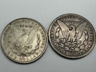 1901 O & S 2 coin Lot Morgan Silver Dollar $1 Circulated Ungraded Uncertified — photo 2