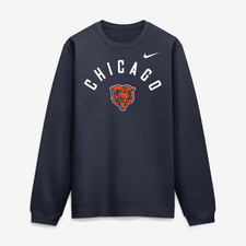 [FLASH SALE] Chicago Bears Nike Defensive Leader Club Fleece Sweatshirt - Navy
