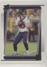 2021 Panini Clearly Donruss Rated Rookie Davis Mills #58 0nr3