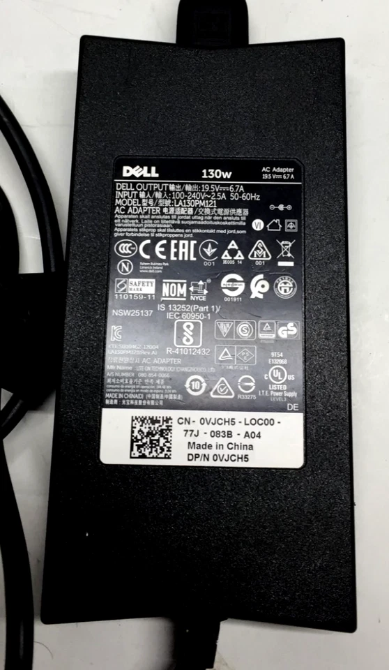 NUEVA ESTACIÓN DE ACOPLAMIENTO DELL MODELO K09A CON SUMINISTRO DELL PWR MODELO LA130PM121 130W. Foto 3 de 4