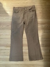 Vintage Levi  s Big E Sta Prest Pants Bell Bottoms 31x28.5