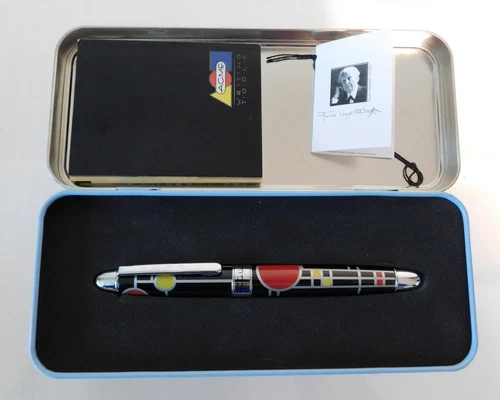 Frank Lloyd Wright "Playhouse" ACME Roller Ball Ink Pen PW01 ORIGINAL Packaging