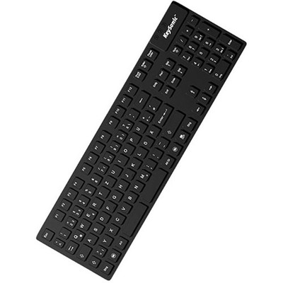 Keysonic KSK-8030 IN (DE) USB Tastatur Deutsch, QWERTZ Schwarz