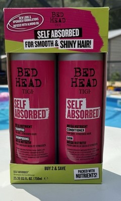 TIGI Bed Head Shampoo and Conditioner For Dry Hair Self Absorbed 25.36 Oz Duo