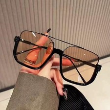Men Women Oversized Sunglasses Fashion Square Shades Eyewear UV400 Sun Glasses