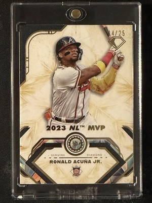2025 Topps Diamond (genuine diamond) Icons 2023 NL MVP Ronald Acuña Jr. #98 /25