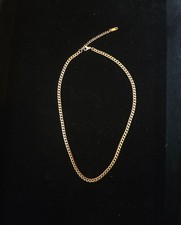 Gold Plated Stainless Steel Curb Chain Neckla...