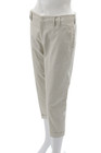 Prada Womens Beige Capri Pants Cotton Casual Size 38 — photo 2