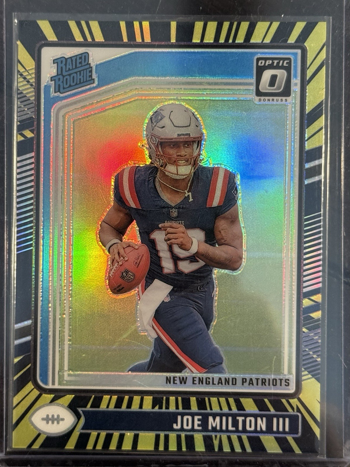 2024 Panini Donruss Optic Joe Milton III #255 RC Rated Rookie Electricity /75