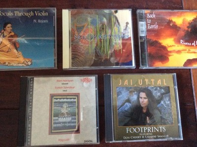 India Indien JAZZ Ambient Yoga [5 CD Alben] Jai Uttal Ram Narayan N. Rajam Sea o
