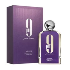 9 PM Pour Femme by Afnan 3.4 oz EDP Perfume for Women New In Box