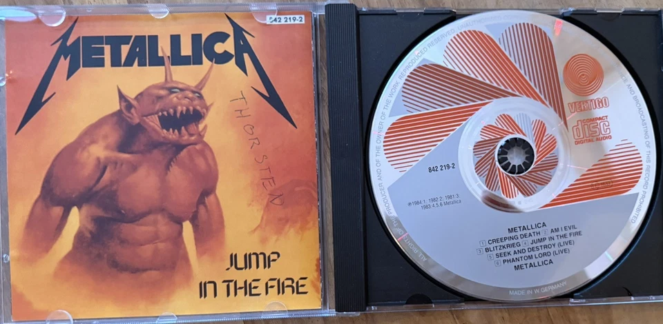 Metallica “Creeping Death / Jump in the Fire” 1990 • Good • Slayer Kreator - Bild 2 von 3