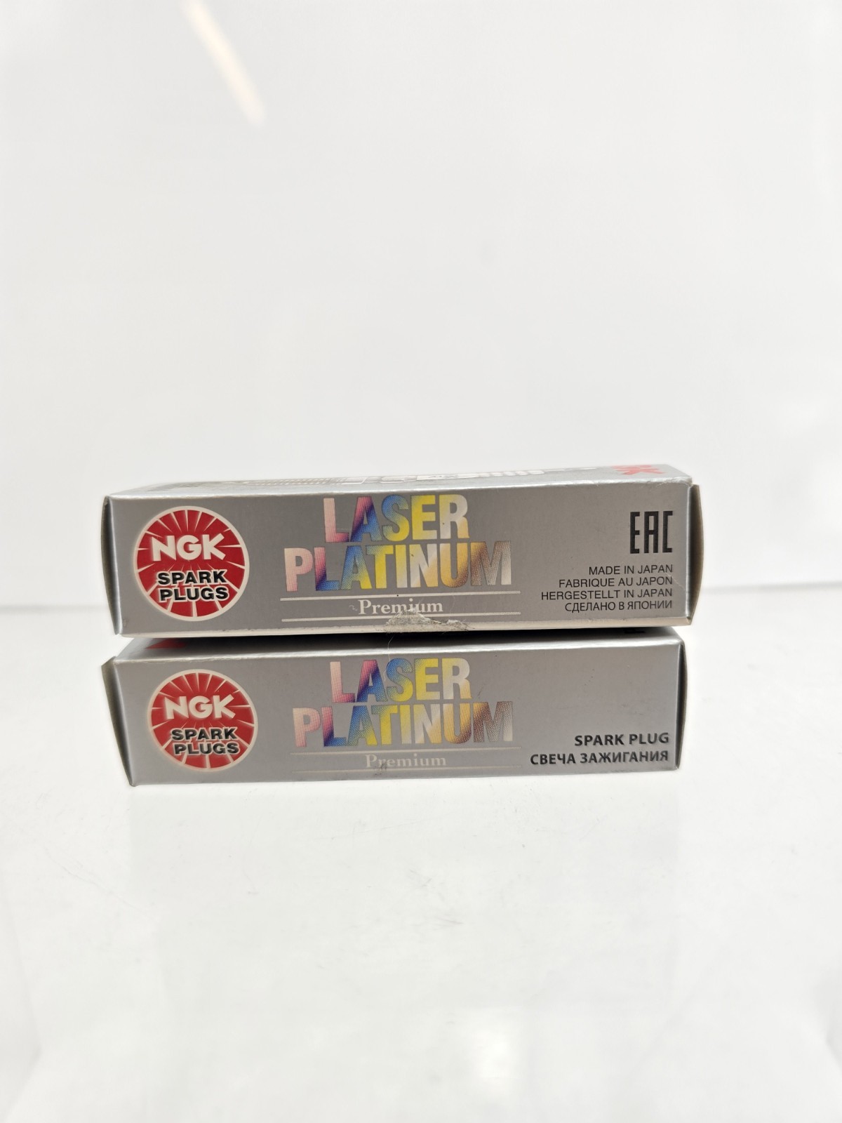 2 Lot NGK PZFR5D-11 7968 - Laser Platinum Spark Plug - Dual Platinum Electrode