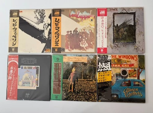 Led Zeppelin, Allman Brothers Band, the Stones  ...【12 x Japanese LP Lot w/Obi】