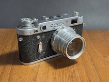 FED 2D (PE0470) Rangefinder Camera with Industar-26M 50mm f/2.8 Lens - EXC