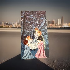 new  Beautiful Christmas holy card Made In Italy Baby Jesus W The Children