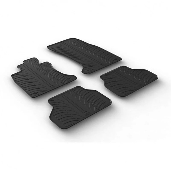 Gummi-FußMatten BMW 5 2003-2010 (E60, E61) Gledring Passgenau Auto Set-image