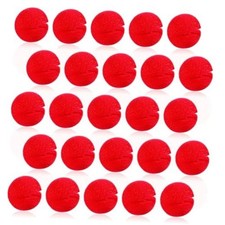 25 Pcs Red Clown Nose, 1.97 Inch Cosplay Clown Nose Soft Red Adult Clowns