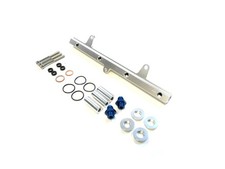Riel de combustible OBX para Nissan 180SX Silvia 1989-1994 PS13 S13 SR20DET alimentación superior plateado