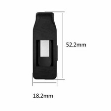 For Fitbit Inspire / Inspire HR Silicon Case Cover Steel Clip Clasp Holder Pouch