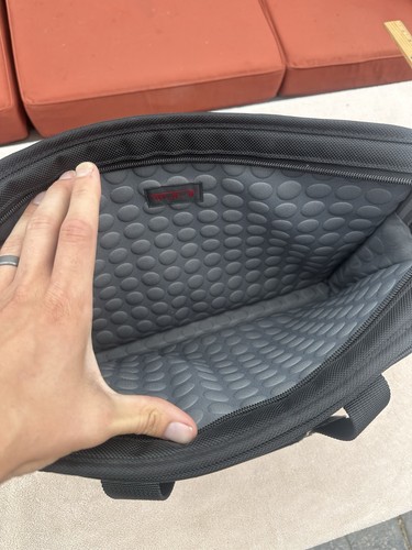 TUMI Black Nylon Ballistic Basic Laptop Bag Briefcase w/ Strap - 第 6/11 張圖片