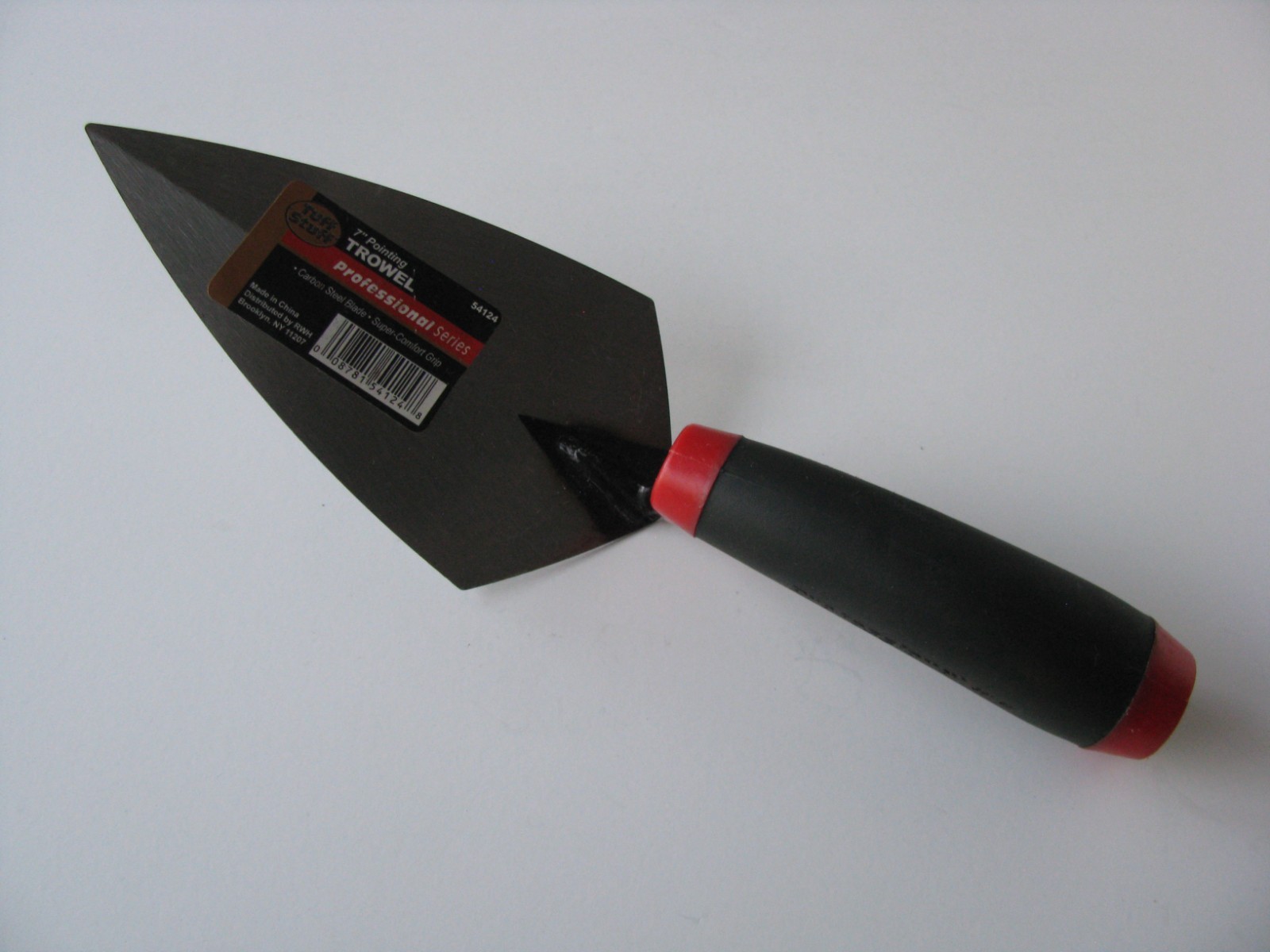 Tuff Stuff 7"in Pointing Trowel Professional Series Carbon Steel Blade Tool