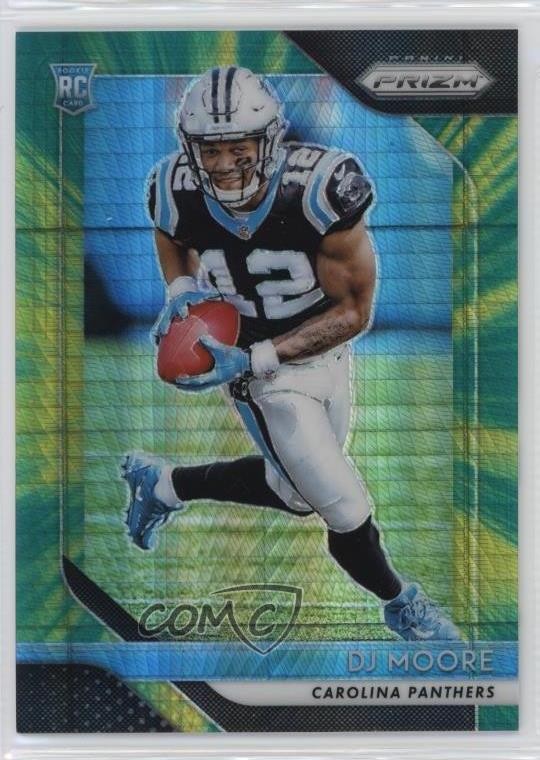 2018 Panini Prizm Rookie Hyper Prizm 127/275 DJ Moore #207 Rookie RC 0o5