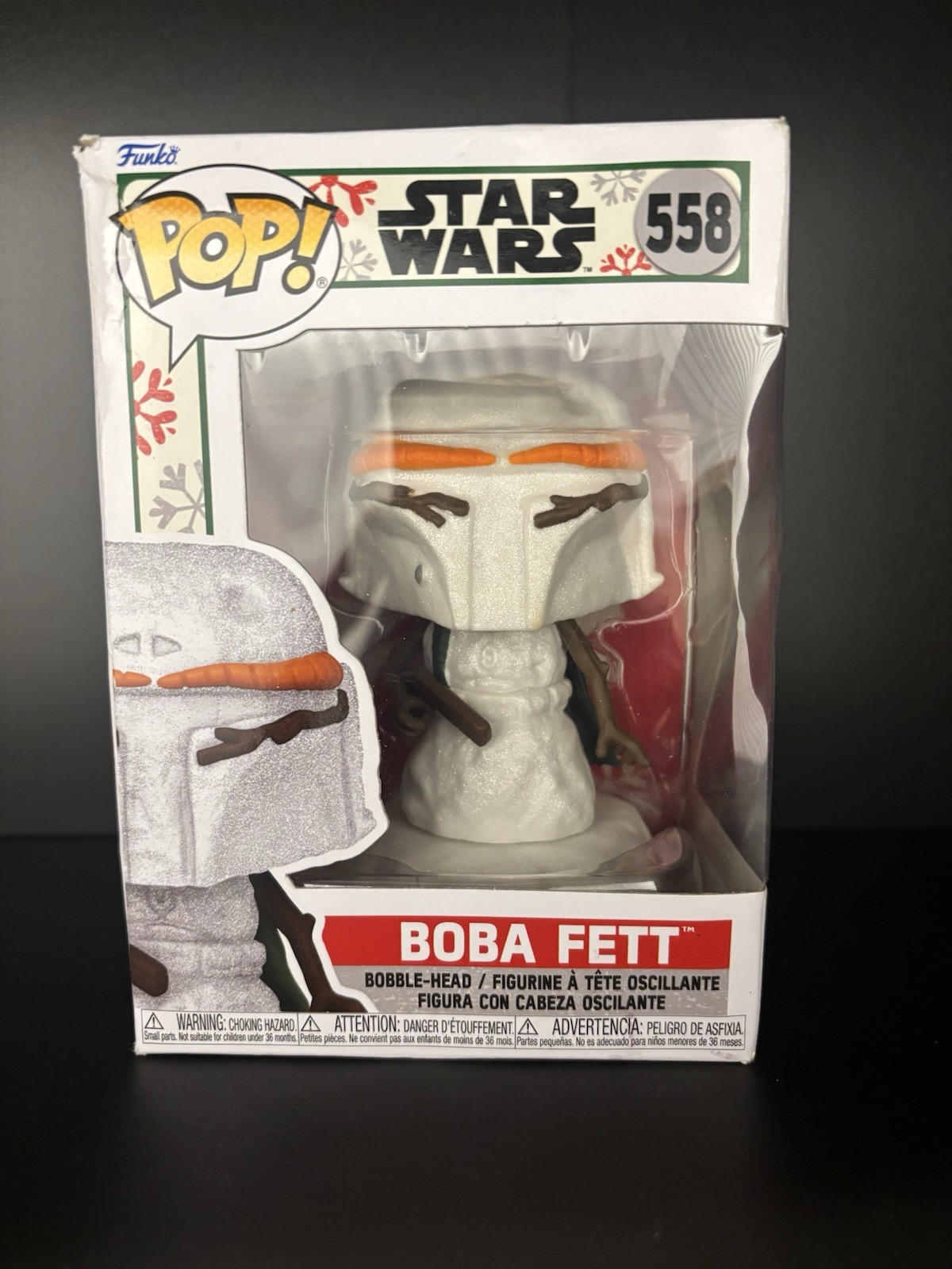 Funko Pop! Figura Star Wars Boba Fett #558 edición navideña 2022