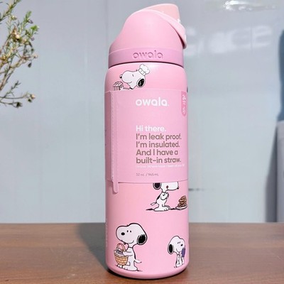 Owala FreeSip 32oz Snoopy Limited Edition Stainless Steel