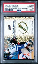 Patrick Maroon - 2023-24 Upper Deck Director of Boards Sparkle Gold #DB-15 PSA10
