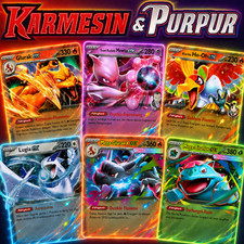 Pokemon ALLE EX Karten AUSWAHL Karmesin & Pur...