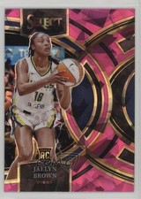 2024 Panini Select WNBA Premier Level Pink Ice Prizm Jaelyn Brown Rookie RC 00c5