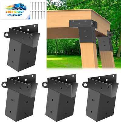 Deer Stand Brackets 4X4, Elevator Brackets 4Pcs, Deer Blind Brackets, for Outdoo