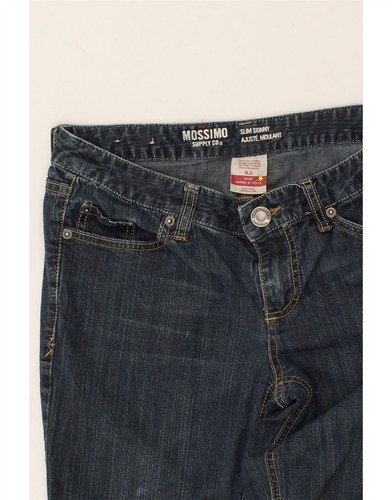 MOSSIMO Womens Slim Skinny Jeans US 9 Medium W28 L31 Navy Blue Cotton YS04 - Picture 4 of 4